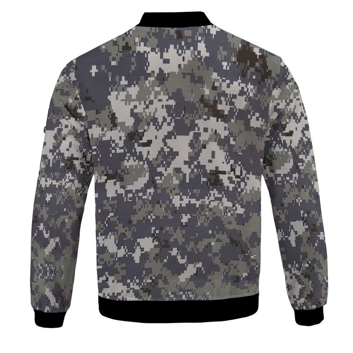 American Navy Working Uniform (NWU) Type I Camo Bomber Jacket - DucG