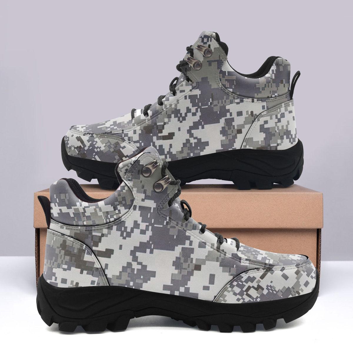 American Navy Working Uniform (NWU) Type I Camo Hiking Shoes - DucG