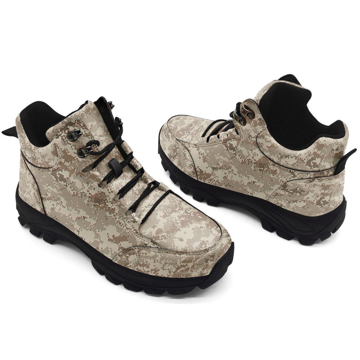 American Navy Working Uniform (NWU) Type II Camo Hiking Shoes - DucG