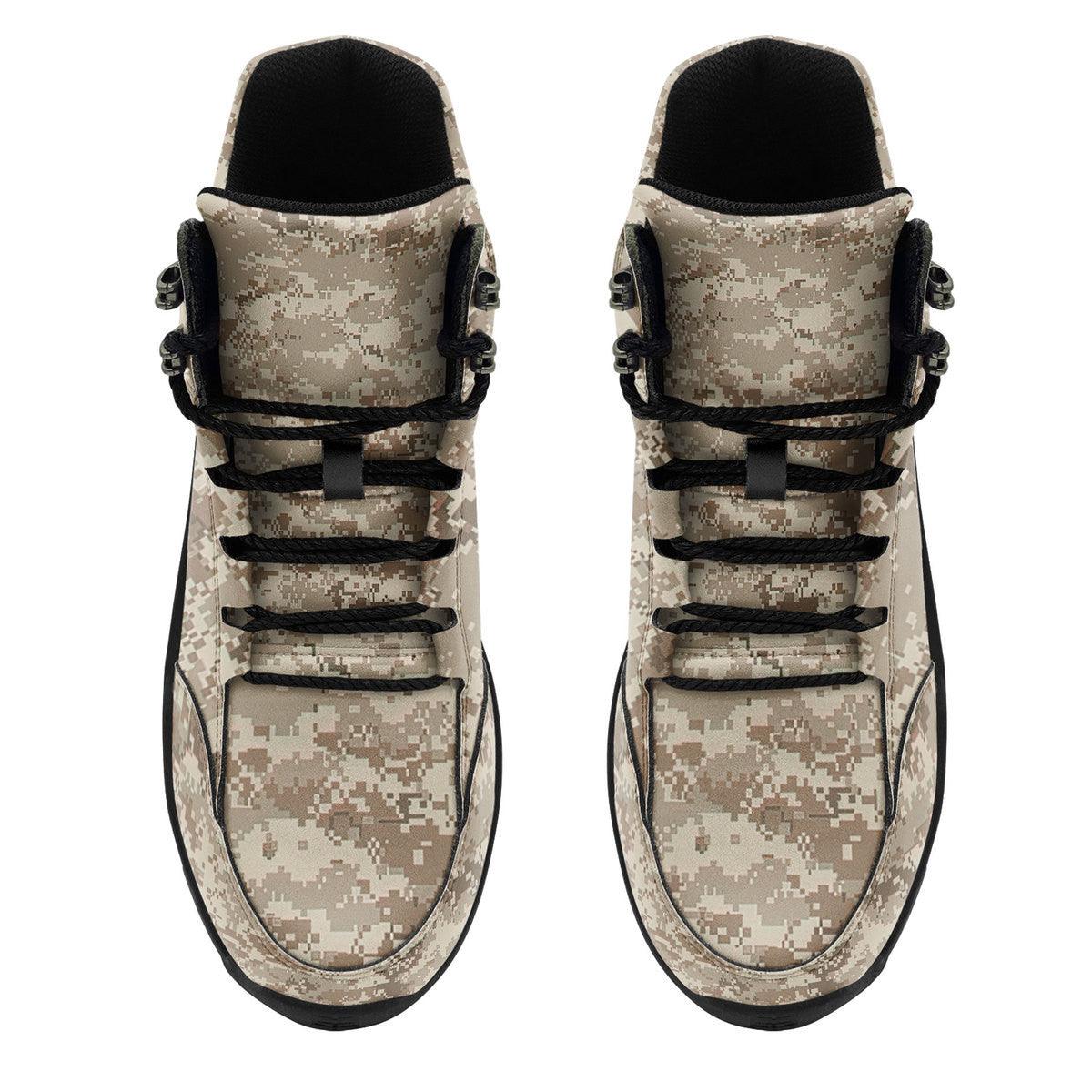 American Navy Working Uniform (NWU) Type II Camo Hiking Shoes - DucG