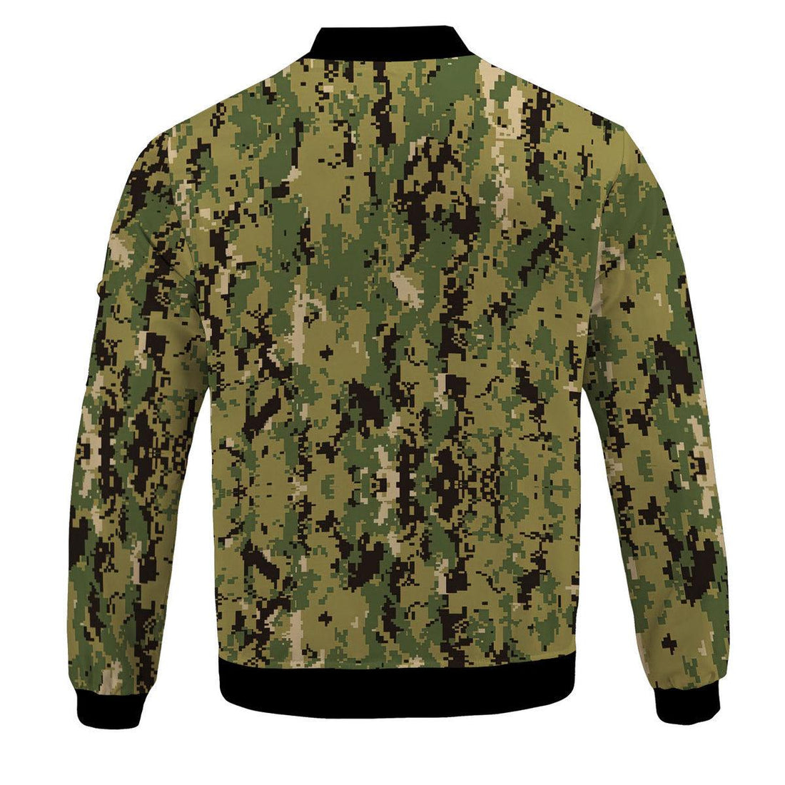 American Navy Working Uniform (NWU) Type III (AOR-2) Woodland Camo Bomber Jacket - DucG