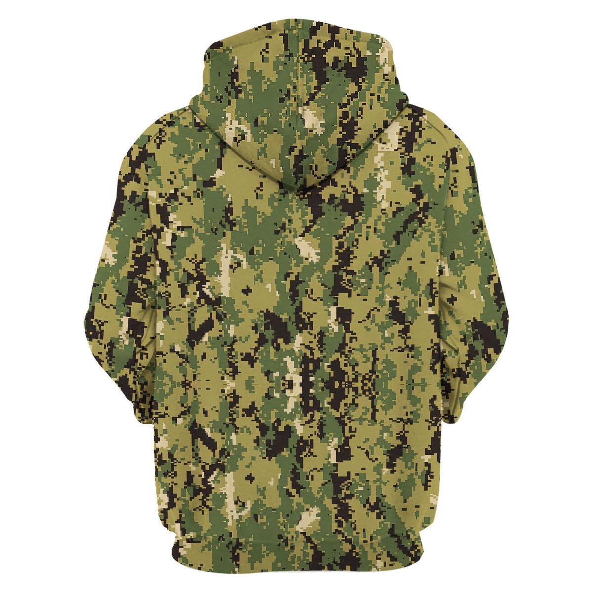 American Navy Working Uniform (NWU) Type III (AOR-2) Woodland Camo - OodieGang