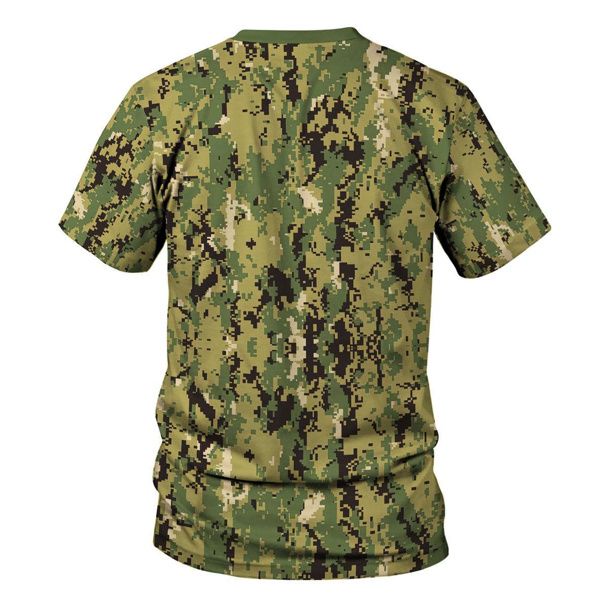 American Navy Working Uniform (NWU) Type III (AOR-2) Woodland Camo - OodieGang
