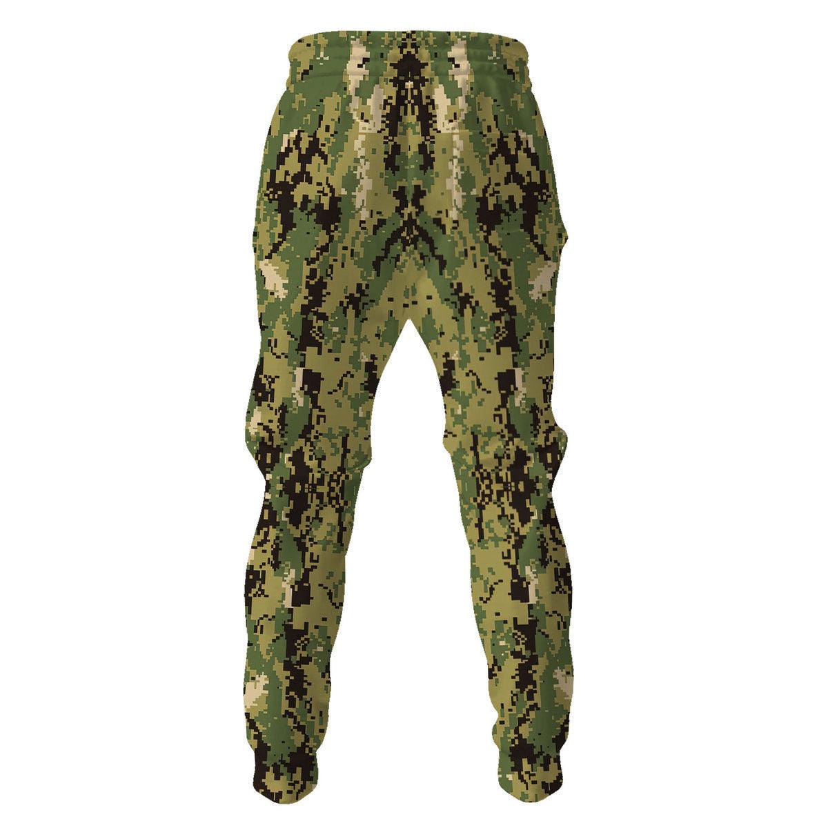 American Navy Working Uniform (NWU) Type III (AOR-2) Woodland Camo - OodieGang
