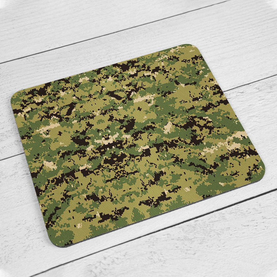 American Navy Working Uniform (NWU) Type III (AOR-2) Woodland Camo MousePad - OodieGang