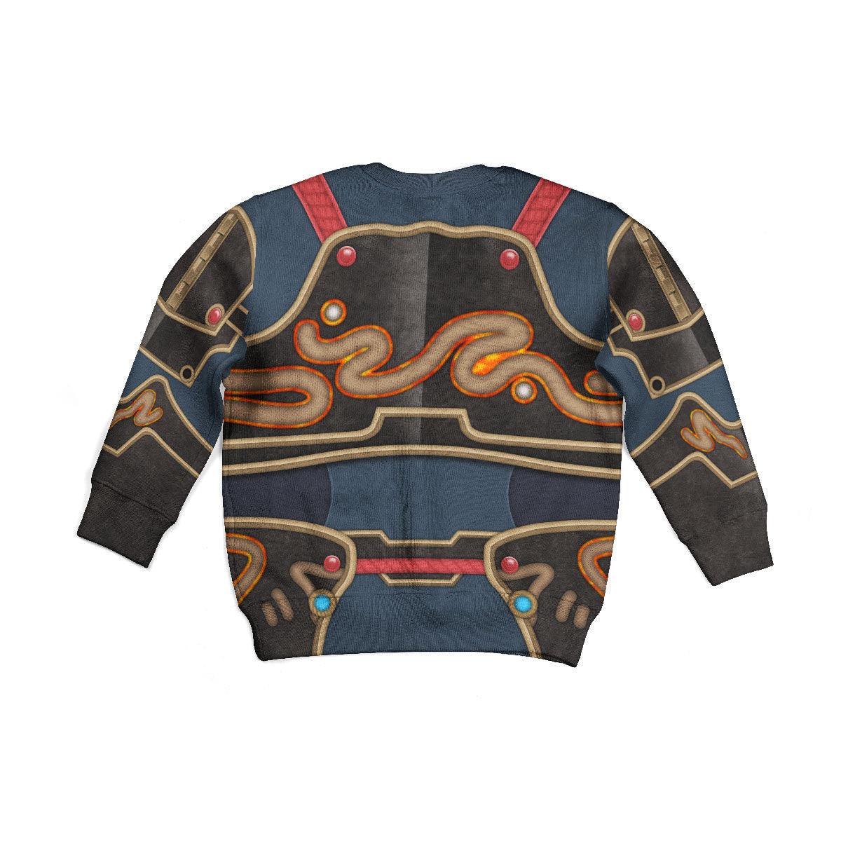 Ancient Armor - Breath of the Wild Kid Tops Hoodie Sweatshirt T-Shirt - Gearhomie.com