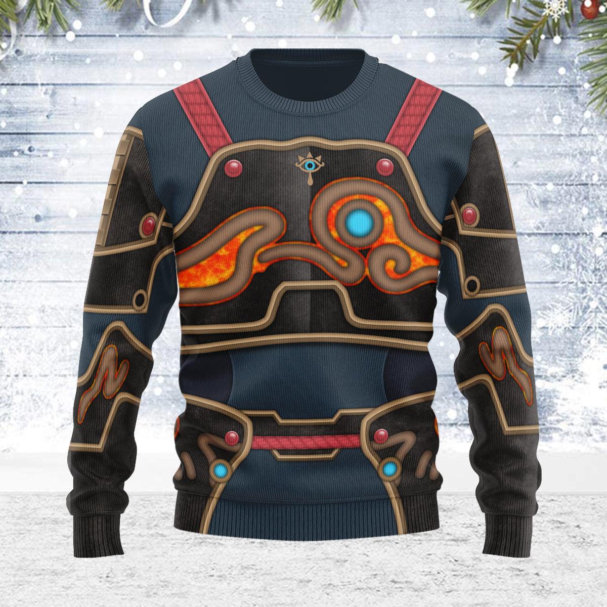 Ancient Armor Themed Costume Unisex Christmas Wool Sweater - Gearhomie.com