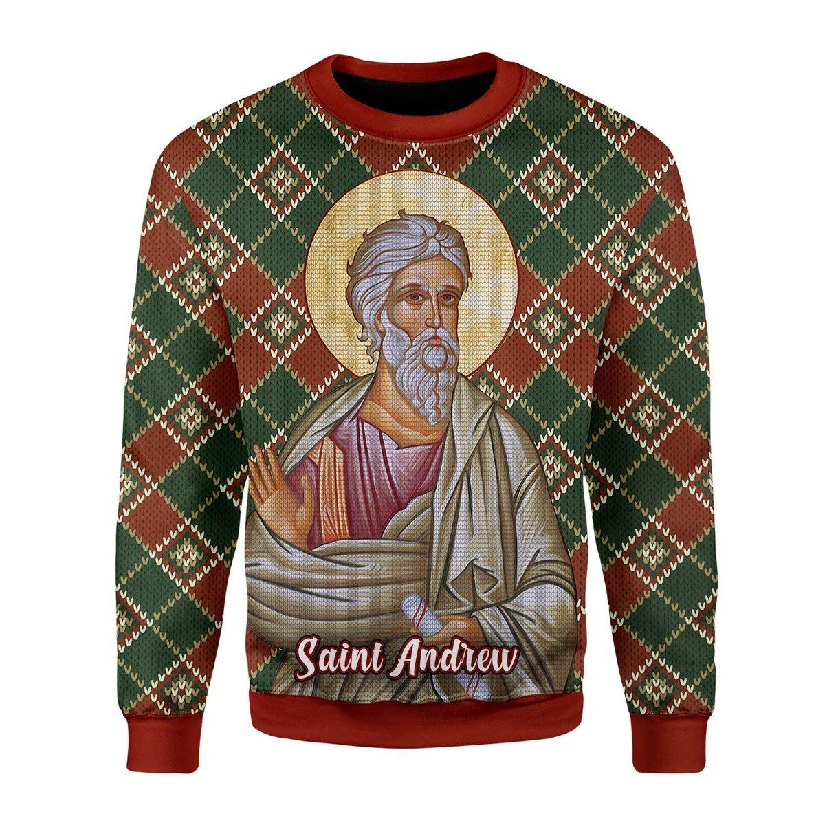 Andrew the Apostle Christmas Sweater - DucG