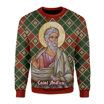 Andrew the Apostle Christmas Sweater - DucG