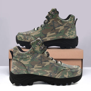 Army of the Republic of Vietnam Special Force South Tiger Stripe CAMO Hiking Shoes - DucG