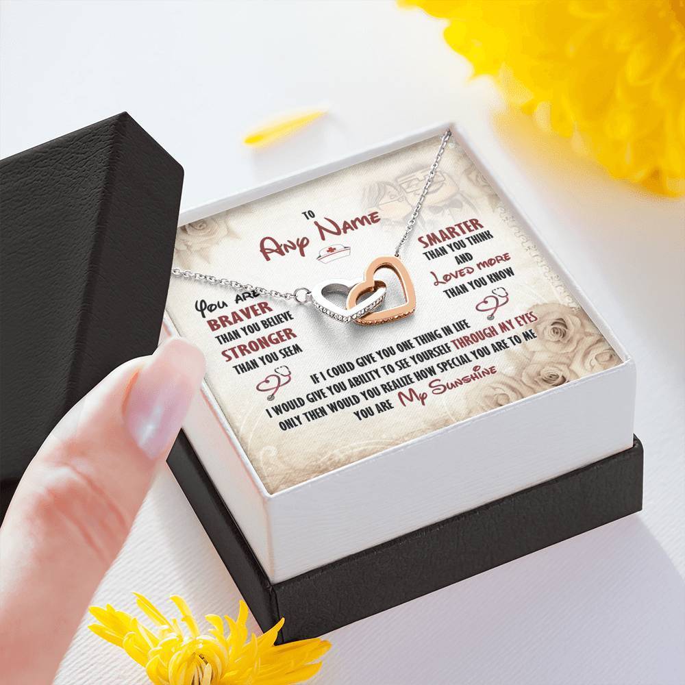 Personalized Name To My Wife Happily Ever After Love Knot Necklace Jewelry
