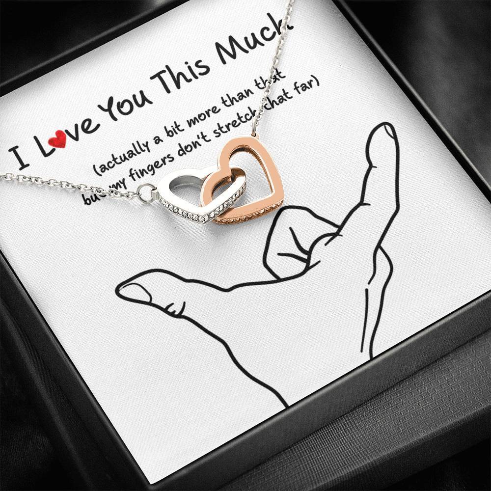 I Love You This Much Necklace Jewelry