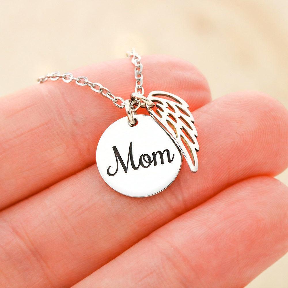 I Am An Autism Mom Necklace Polished Stainless Steel Jewelry