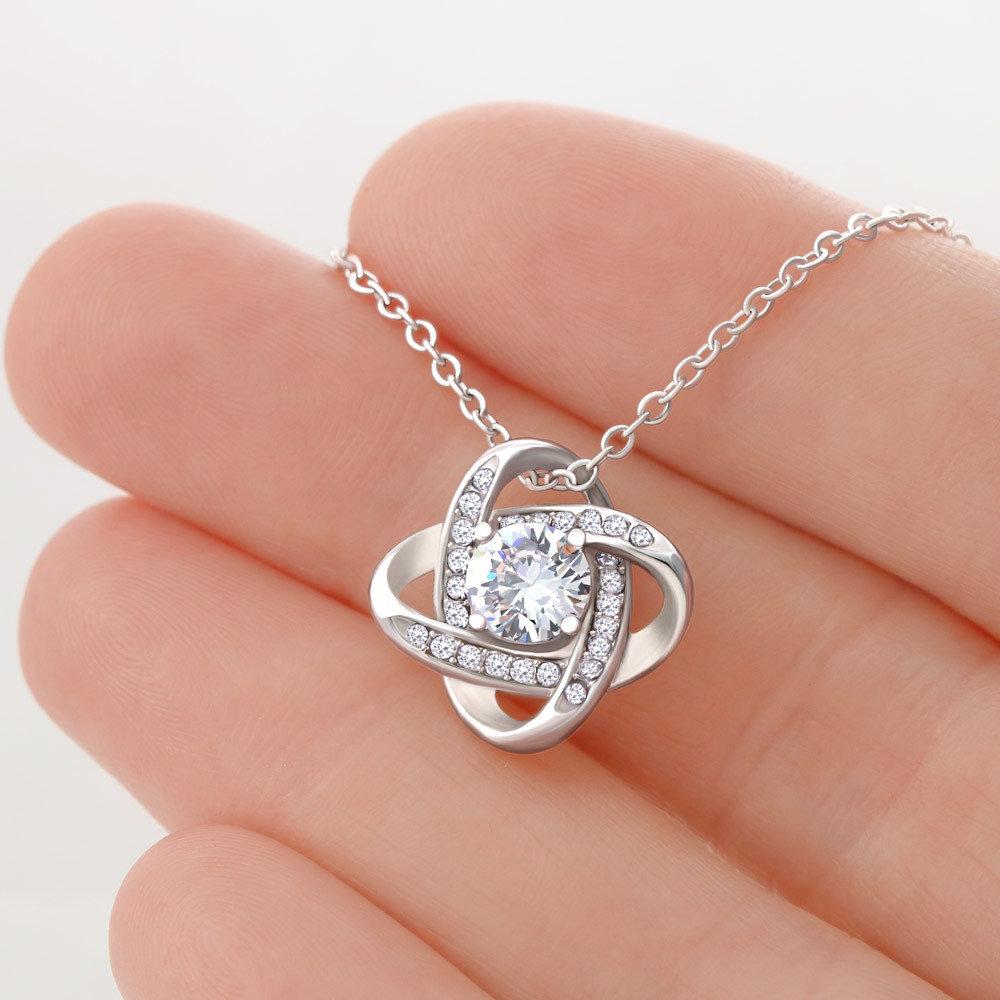 Love Knot Necklace For Autism Kids From Mom