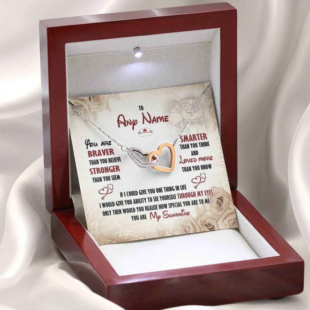 Personalized Name To My Wife Happily Ever After Love Knot Necklace Jewelry
