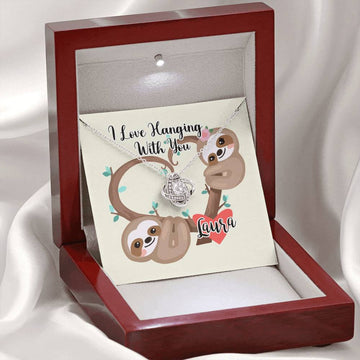 I love Hanging With You Custom Necklace
