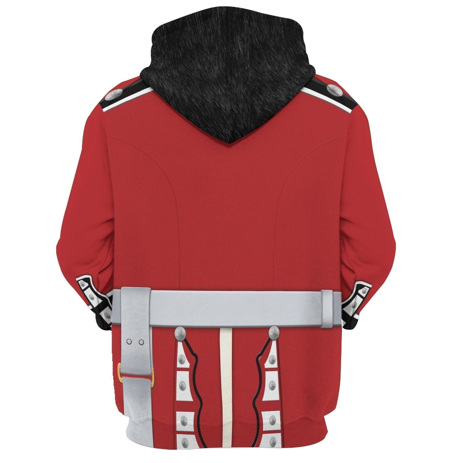 The Queen Guards Uniform United Kingdom Fleece Zip Hoodie