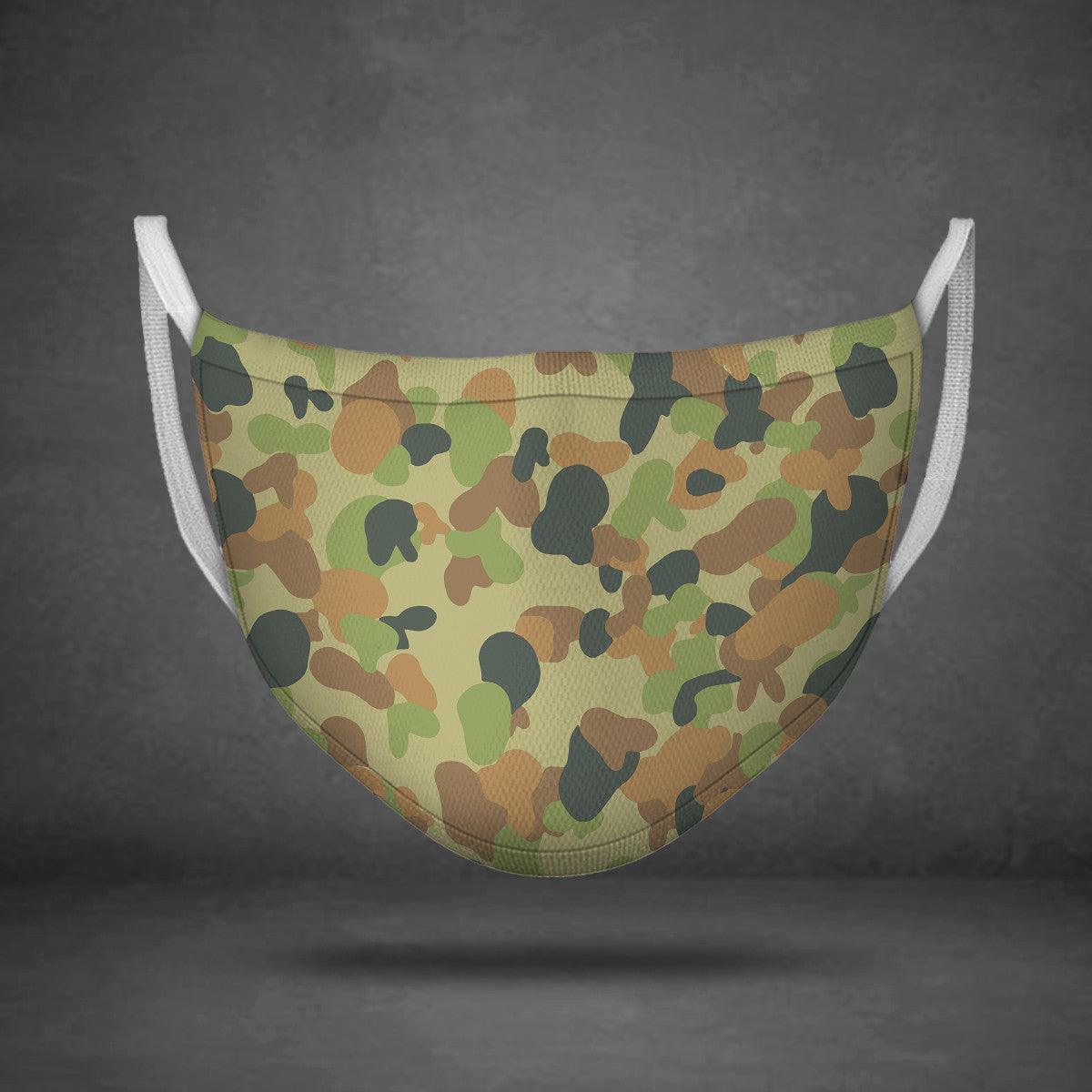 Australian AUSCAM Disruptive Pattern Camouflage Uniform Jelly Bean Camo Or Hearts And Bunnies Face Mask - DucG