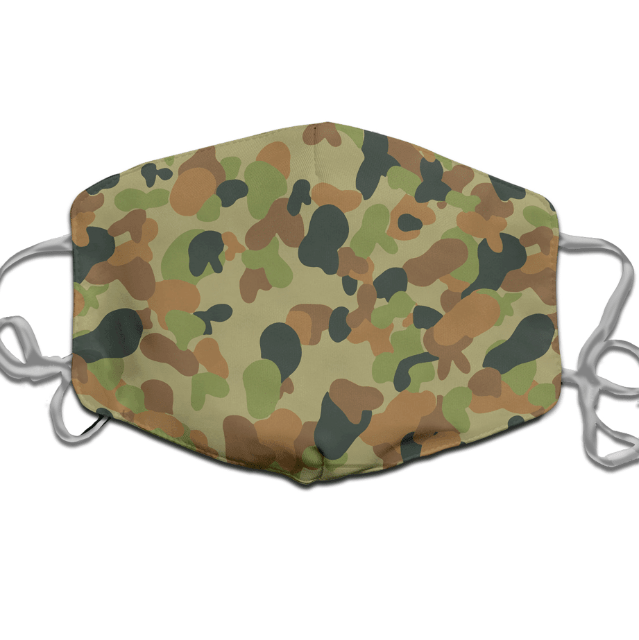 Australian AUSCAM Disruptive Pattern Camouflage Uniform Jelly Bean Camo Or Hearts And Bunnies Face Mask - DucG