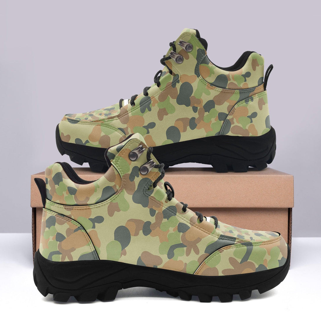Australian AUSCAM Disruptive Pattern Camouflage Uniform Jelly Bean Camo Or Hearts And Bunnies Hiking Shoes - OodieGang
