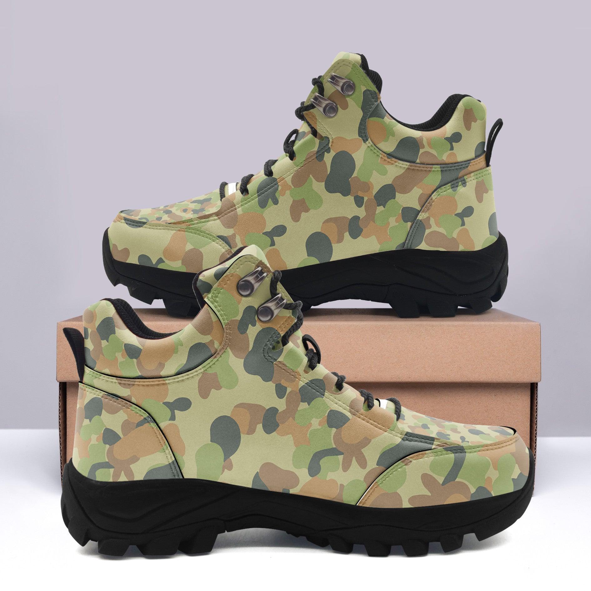 Australian AUSCAM Disruptive Pattern Camouflage Uniform Jelly Bean Camo Or Hearts And Bunnies Hiking Shoes - OodieGang