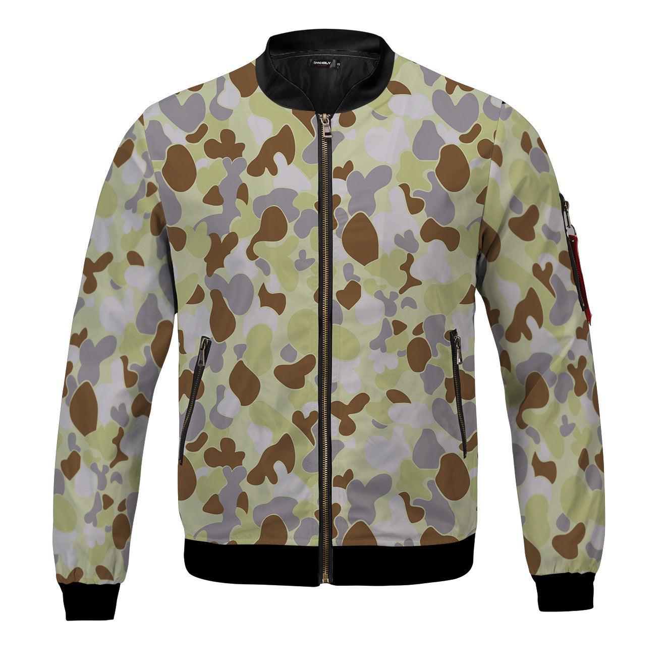 Australian Disruptive Pattern Desert Uniform Bomber Jacket - DucG