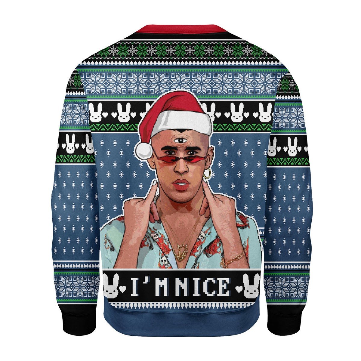 YMskins Christmas Sweater Pretty Fly For A White Guy Meme 3D Apparel