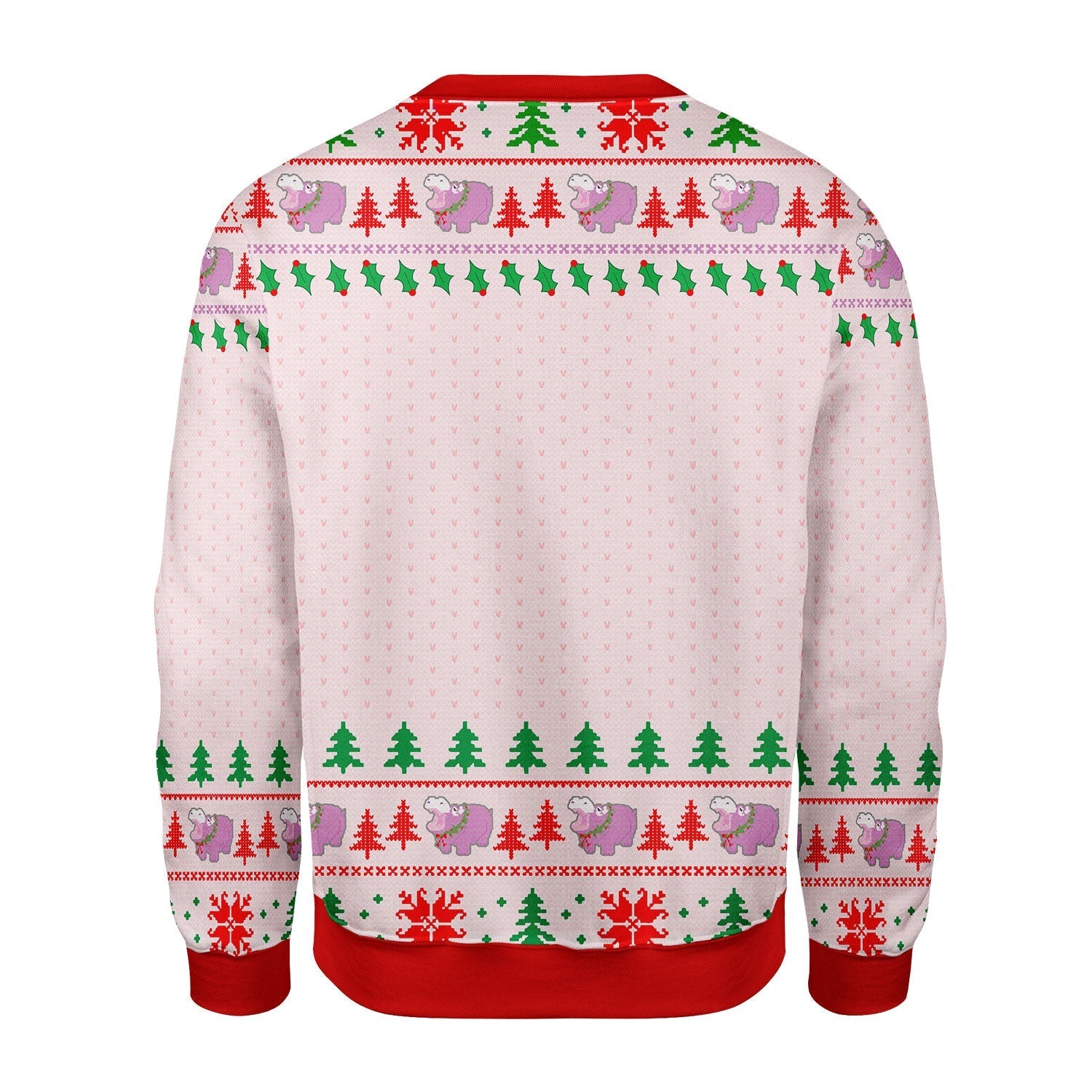 YMskins Christmas Sweater I Want A Hippopotamus For Xmas 3D Apparel