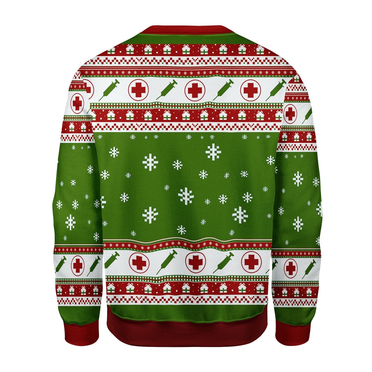 YMskins Christmas Sweater Grinch Nurse 3D Apparel