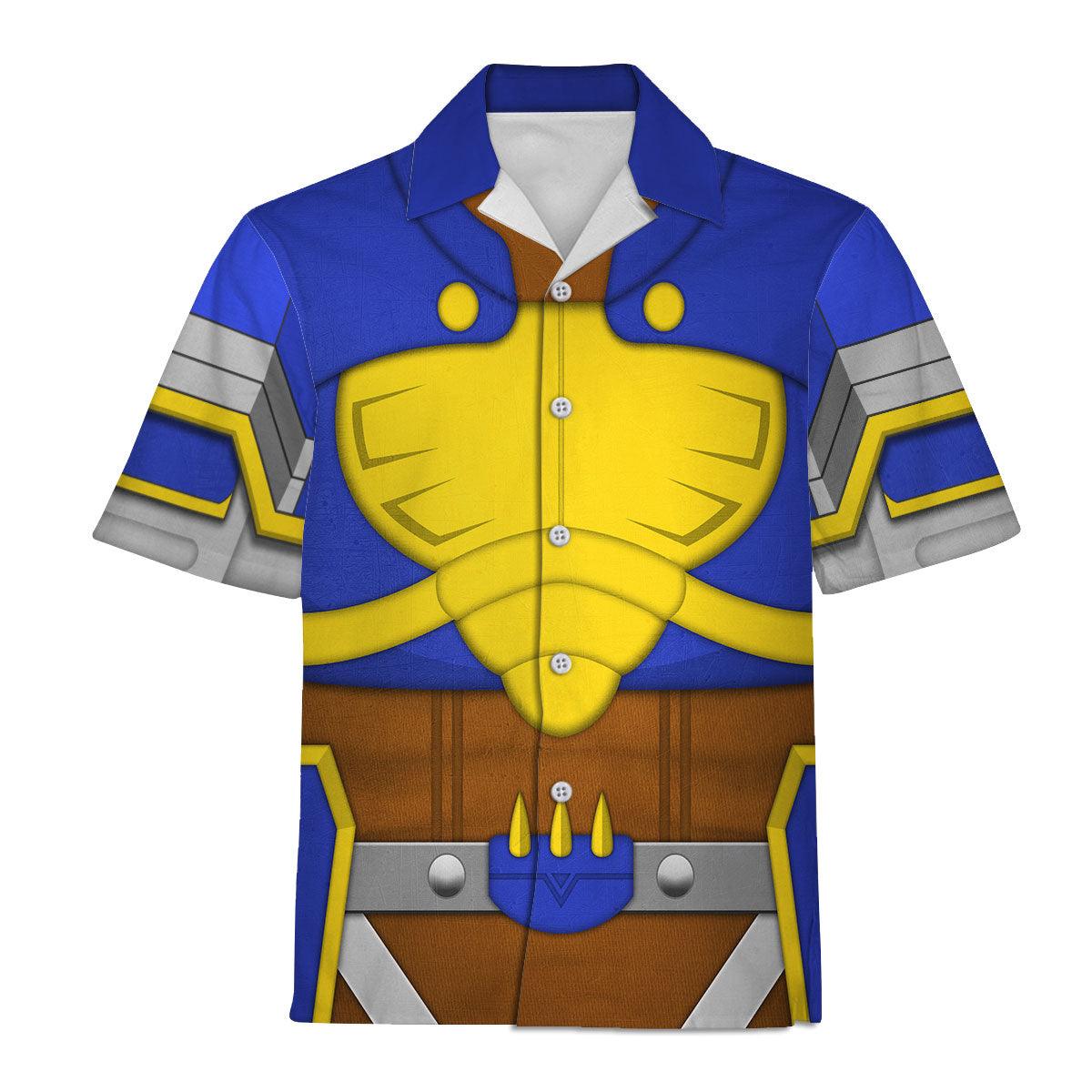 Beetlemon Digimon Frontier Hoodie T-shirt Sweatpants Cosplay - DucG