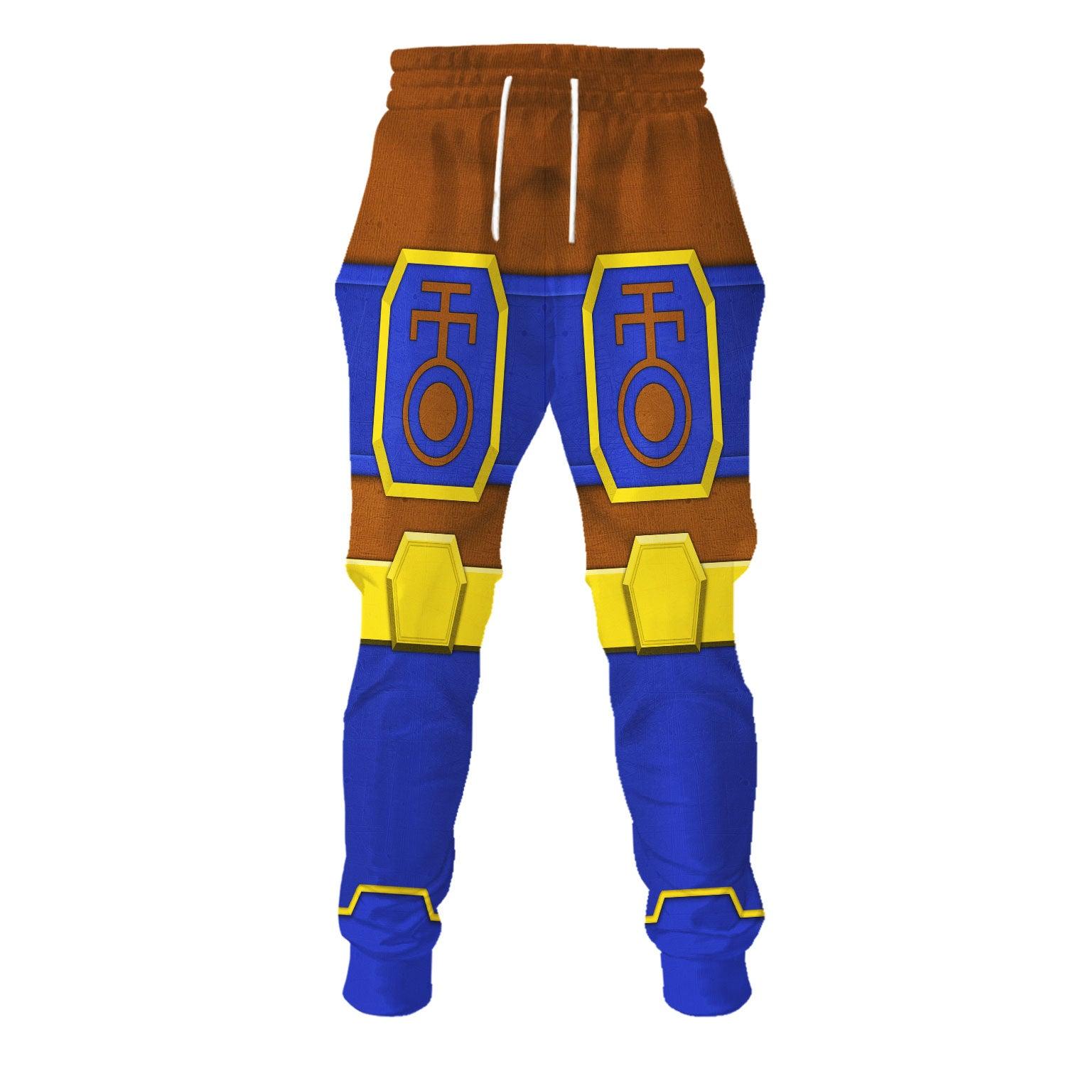 Beetlemon Digimon Frontier Hoodie T-shirt Sweatpants Cosplay - DucG