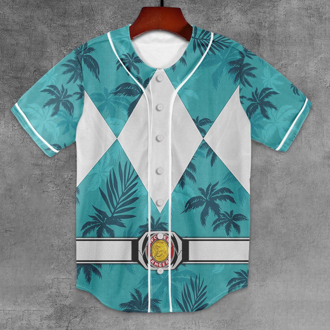 Belt Red Ranger x Tommy Vercetti MLB Jersey Shirt Beach Shorts - Gearhomie.com