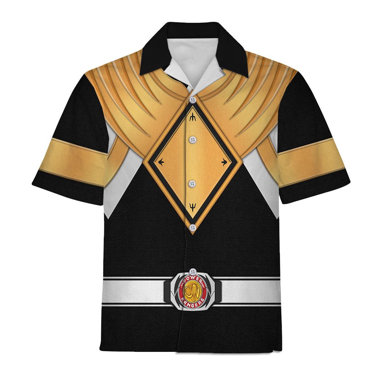 Black Ranger Dragon Shield Hoodies Sweatshirt T-shirt Hawaiian - Gearhomie.com