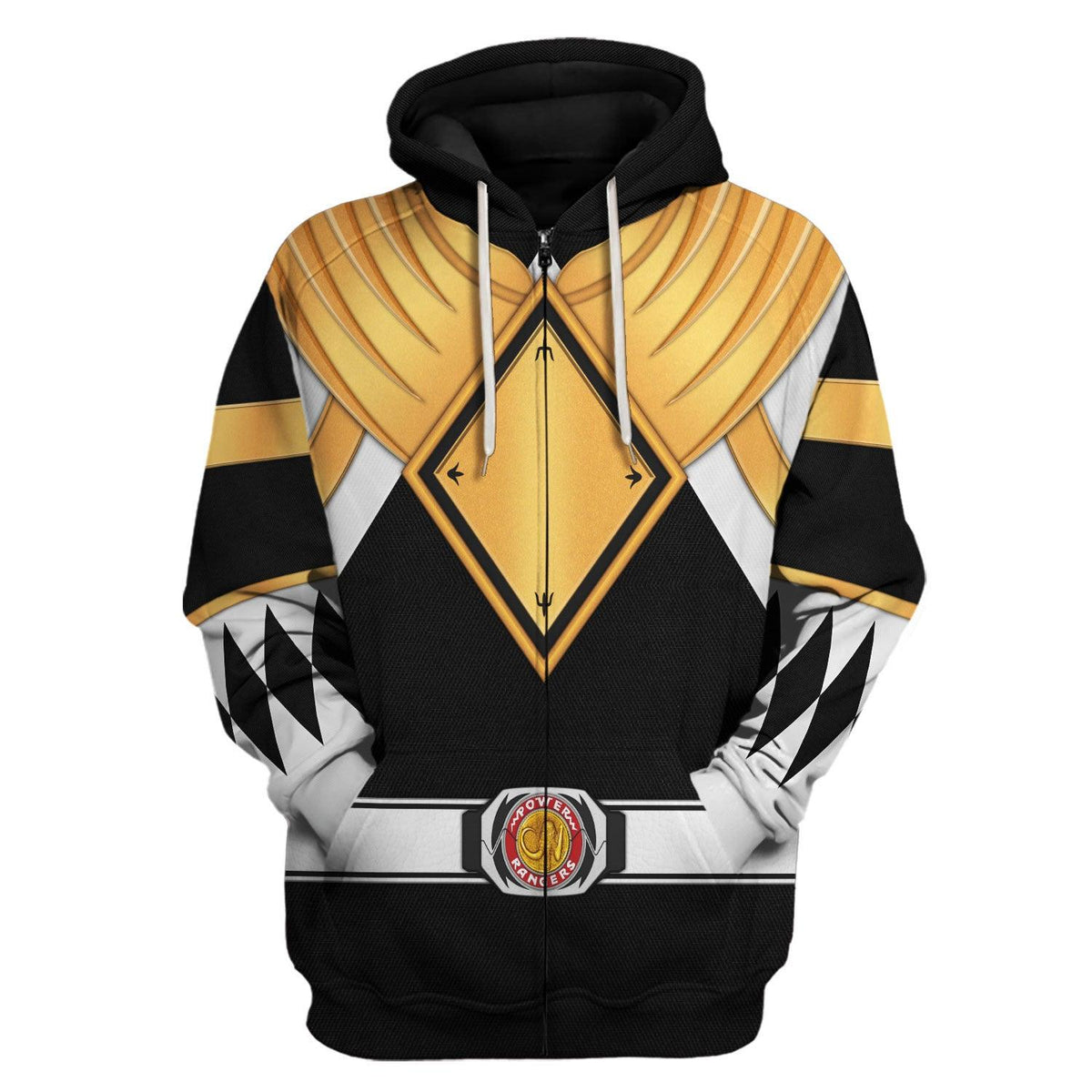 Black Ranger Dragon Shield Hoodies Sweatshirt T-shirt Hawaiian - Gearhomie.com