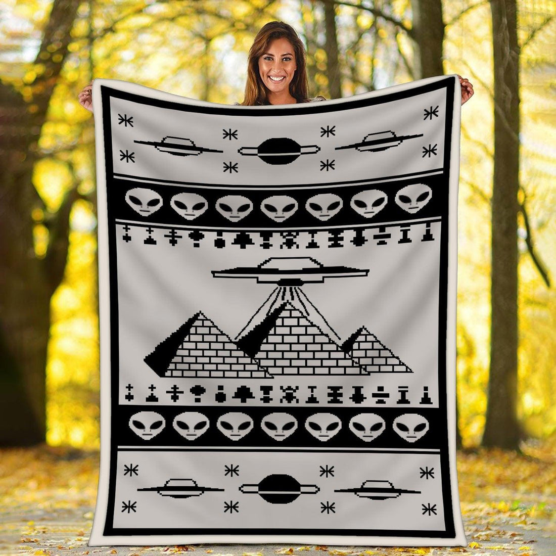 Blanket Ancient Aliens Pyramid - DucG