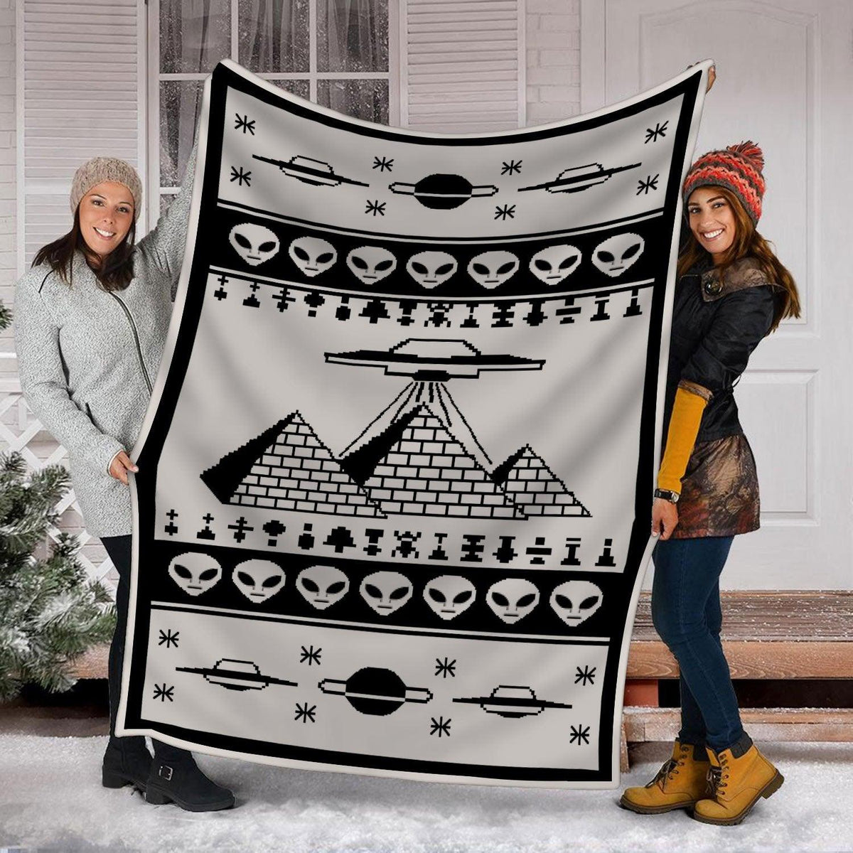 Blanket Ancient Aliens Pyramid - DucG