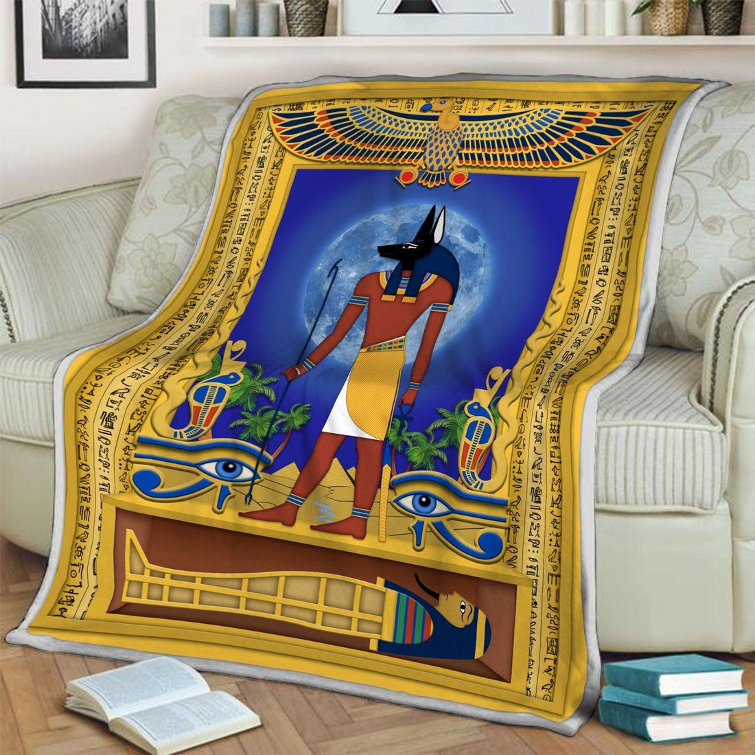 Blanket Anibus Egyptian God - DucG