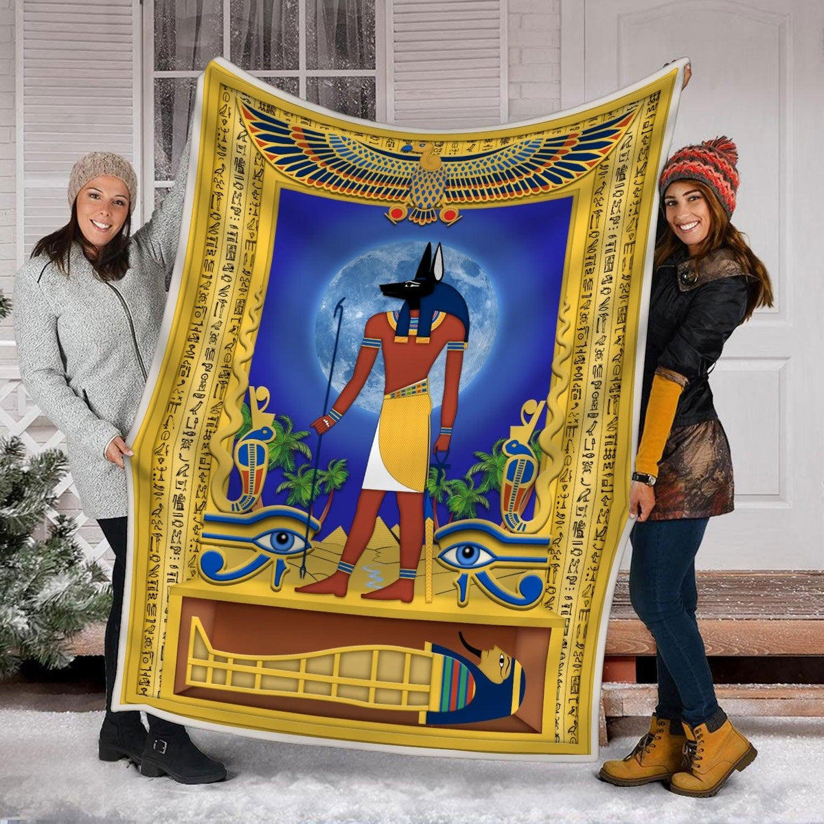 Blanket Anibus Egyptian God - DucG