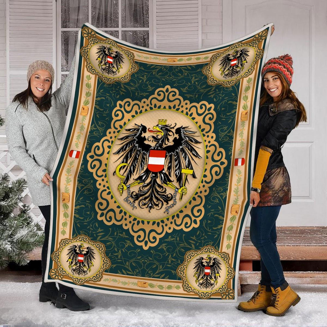 Blanket Austria Coat Of Arms - DucG
