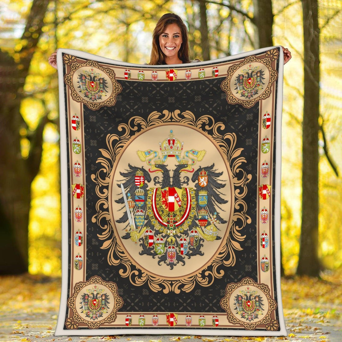 Blanket Austria-Hungary Coat of Arms - DucG