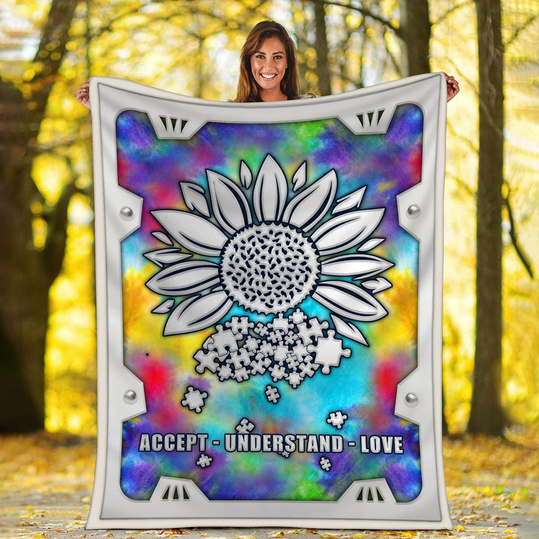 Blanket Autism Sunflower - DucG