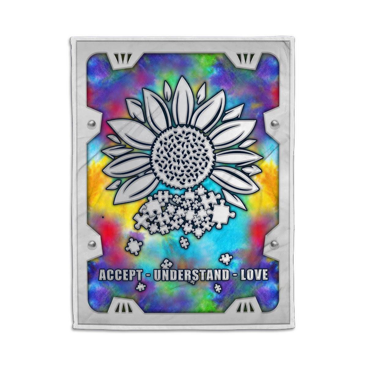 Blanket Autism Sunflower - DucG