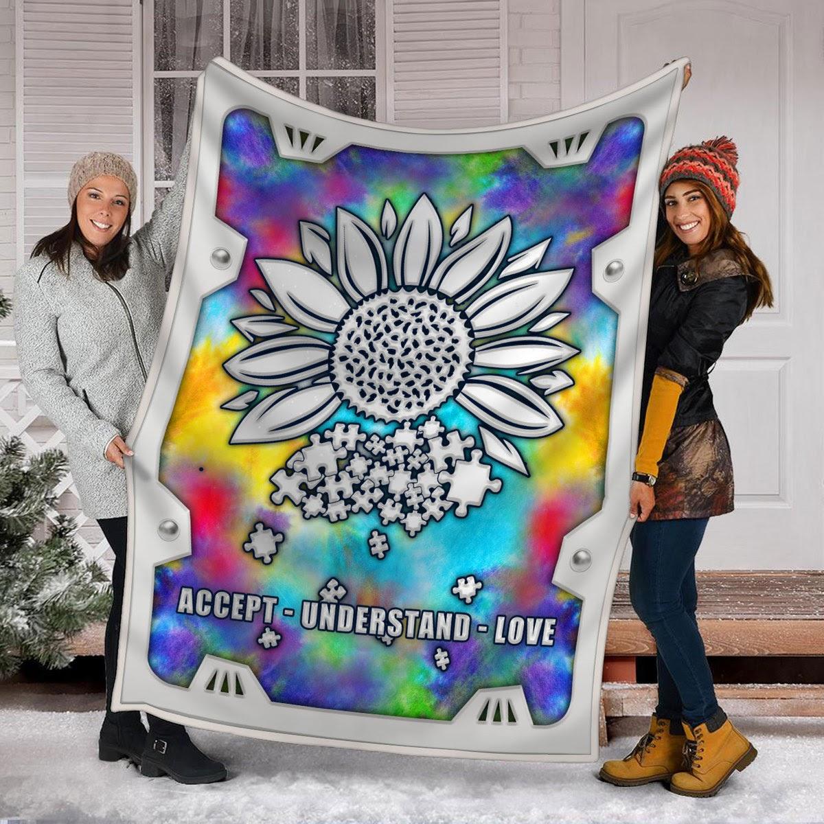 Blanket Autism Sunflower - DucG
