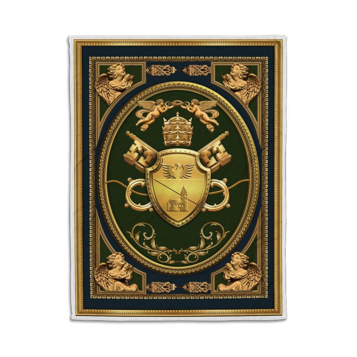 Blanket Benedict XV Coat Of Arms - DucG