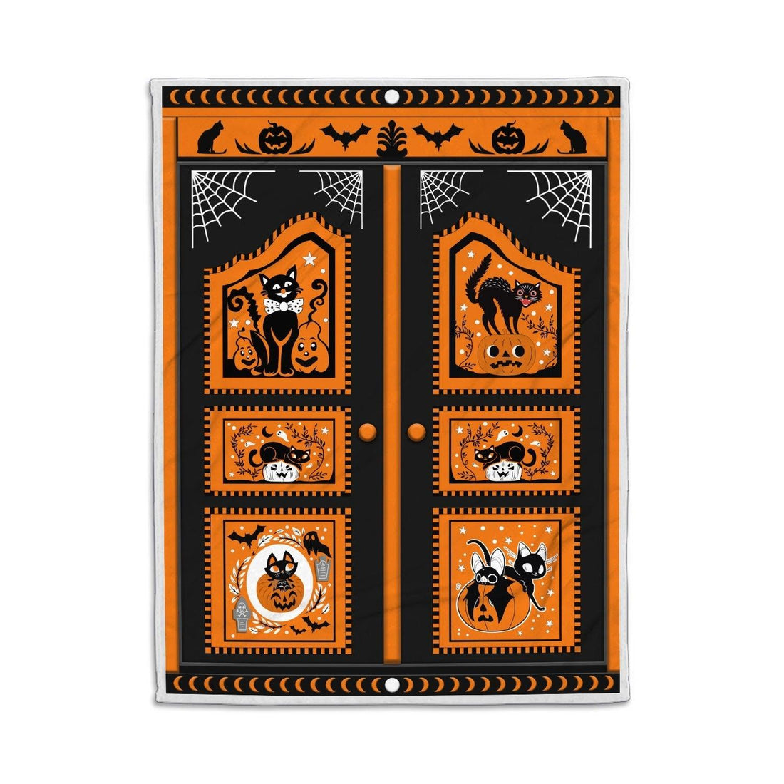 Blanket Black Cat Halloween - DucG