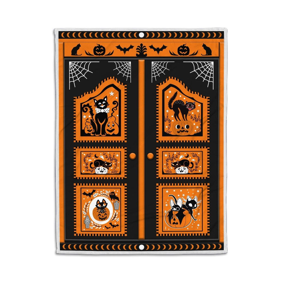 Blanket Black Cat Halloween - DucG