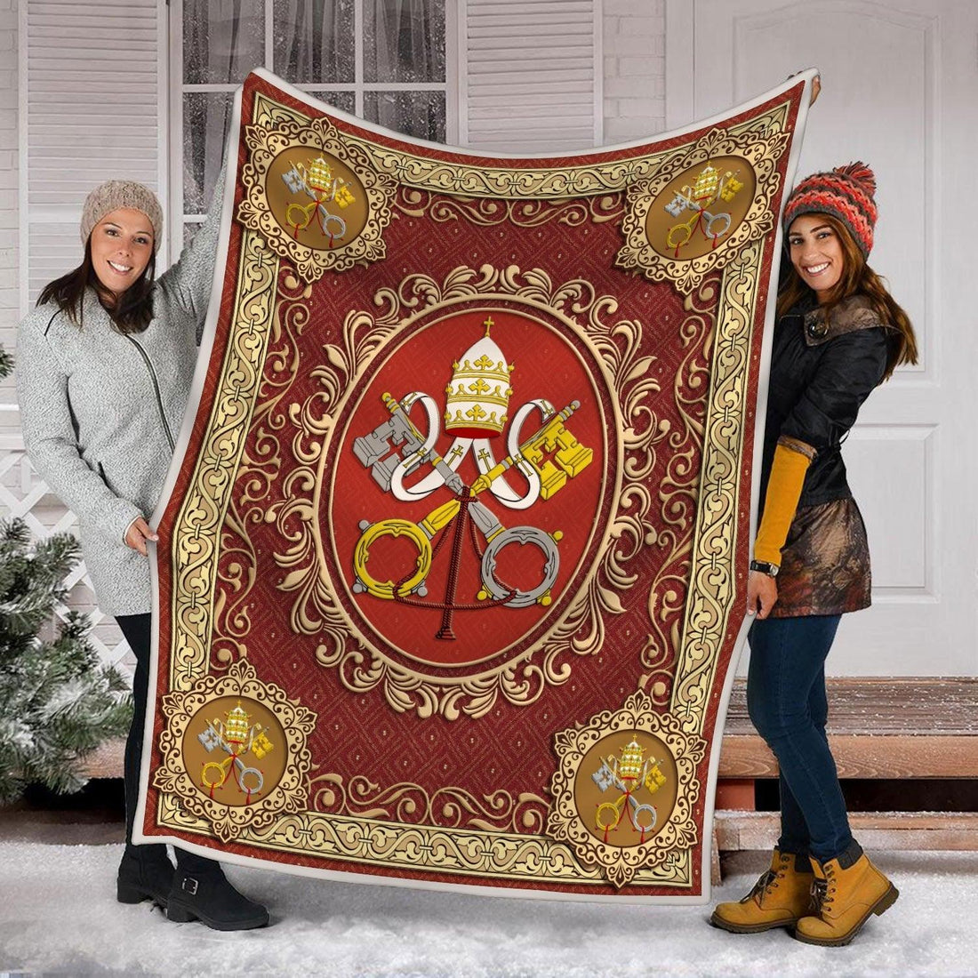 Blanket Coats Of Arms Of The Holy See and Vatican City - DucG