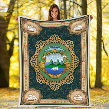 Blanket Costa Rica Coat of Arms - DucG
