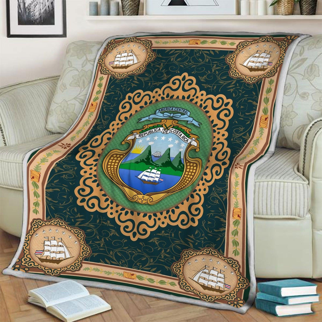Blanket Costa Rica Coat of Arms - DucG