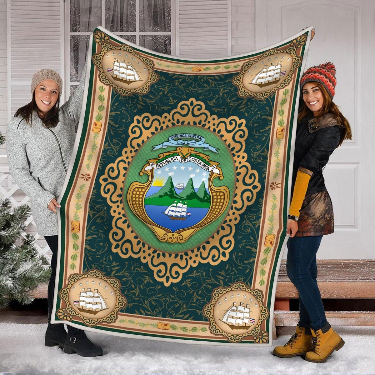 Blanket Costa Rica Coat of Arms - DucG